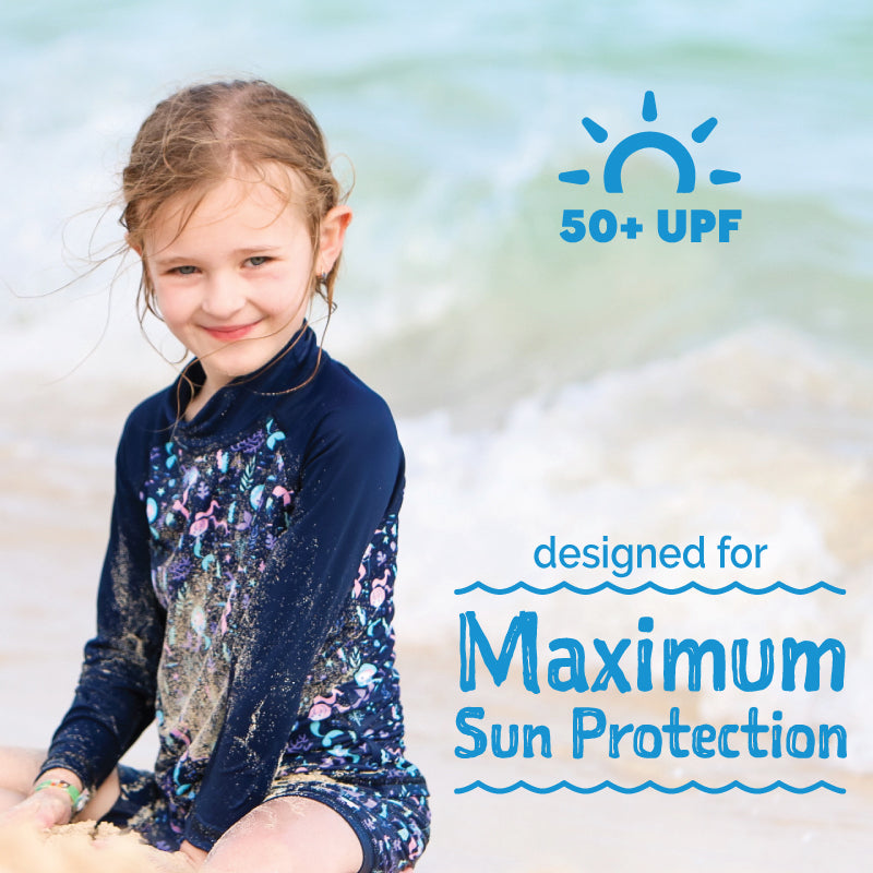 Jan & Jul Sun & Splash 2-Piece UV Protection Swim Suit for Kids - Perfect for Beach, Pool & Outdoor Water Activities