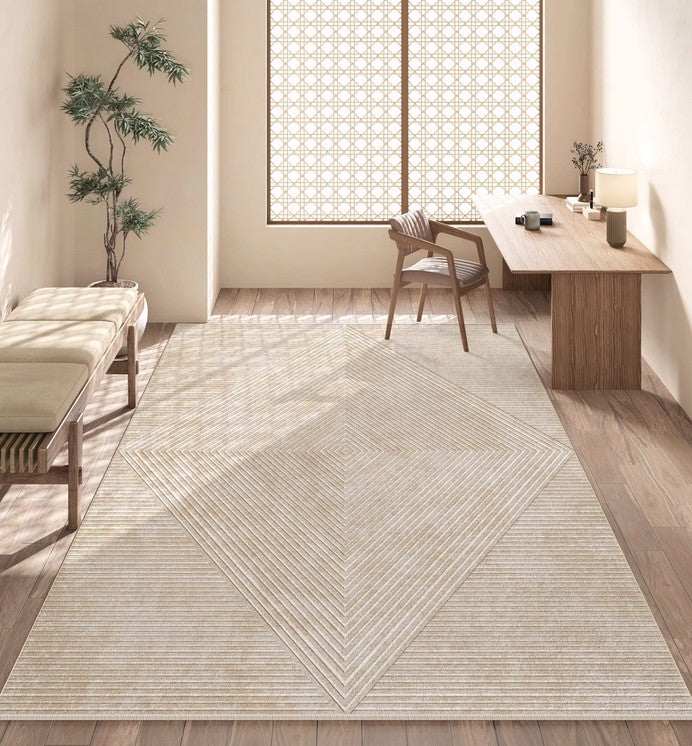 Abstract Modern Area Rugs for Bedroom & Living Room - Contemporary Large Non-Slip Rugs - Boho Chic Home Decor for Cozy Spaces & Stylish Interiors