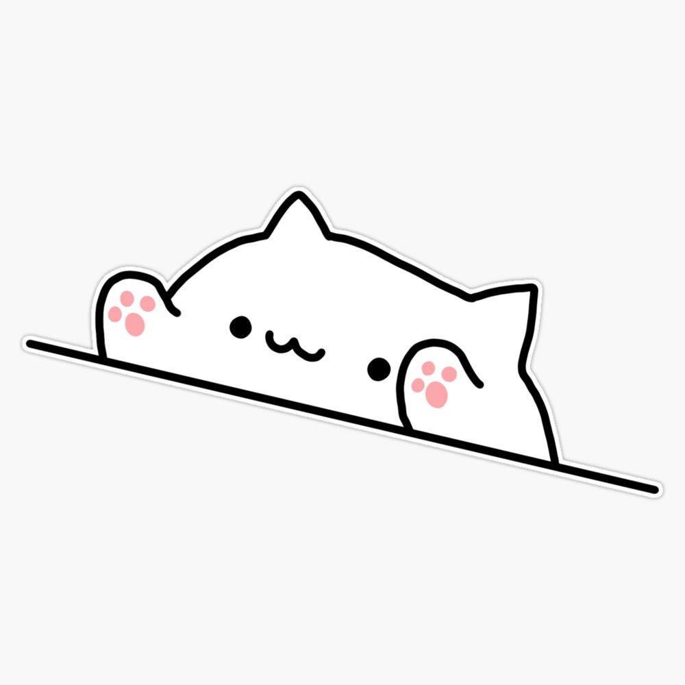 Bongo Cat Sticker Decal - 5