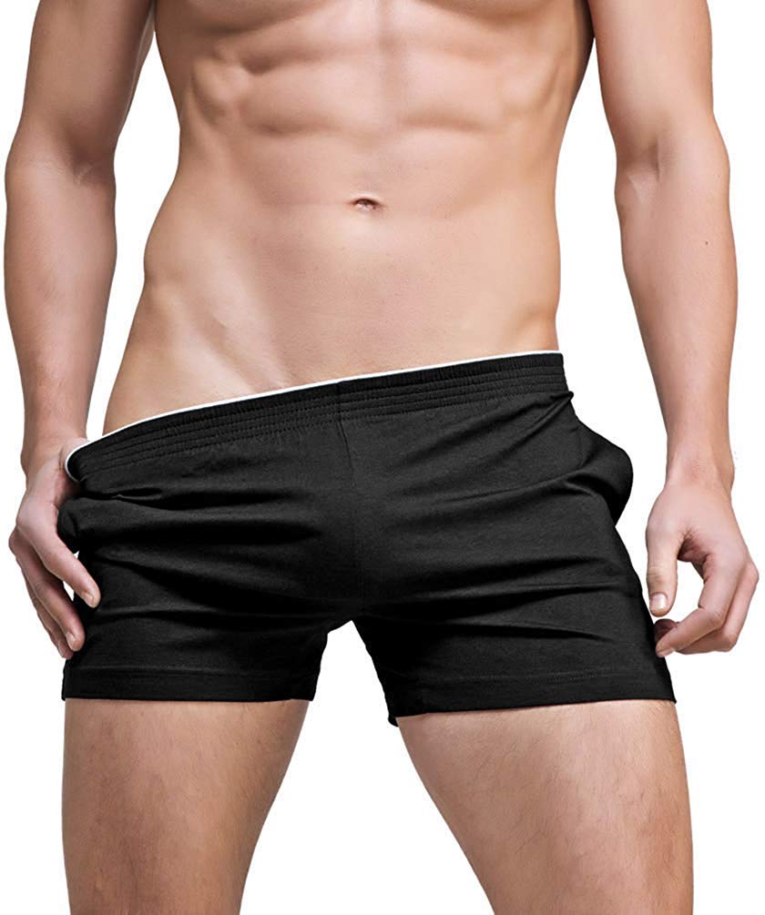 **Banana Bucket Men's Running Shorts - Quick-Dry Workout Gym Active Shorts with Pockets - Perfect for Jogging, Training & Sleepwear**