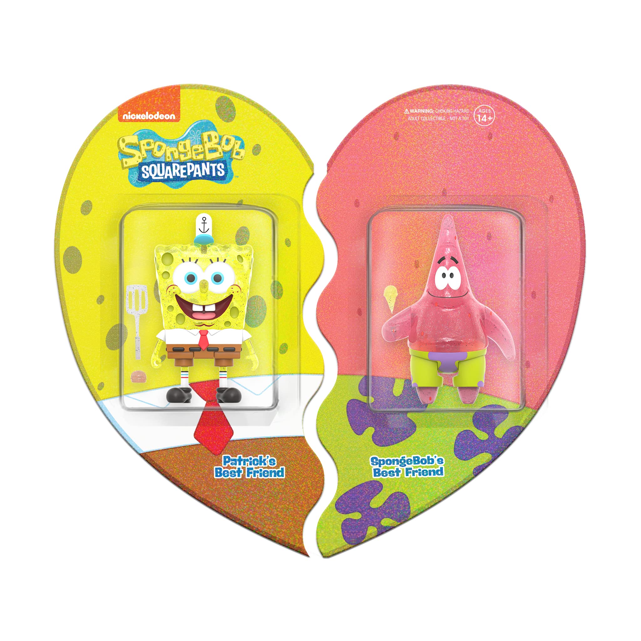 Super7 Spongebob Squarepants 2-Pack Action Figures - 3.75