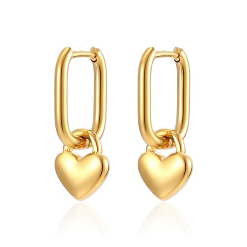cute heart earrings