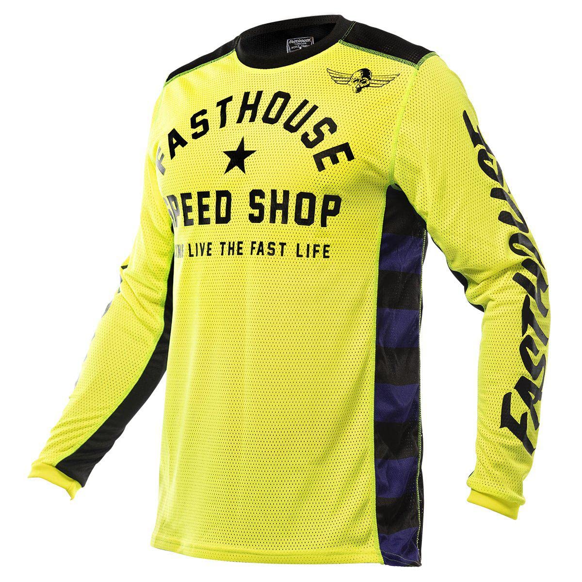 Fasthouse Originals Air Cooled Jersey - Breathable & Lightweight Motorcycle Riding Shirt for Men & Women - Perfect for Motocross, Dirt Biking & Off-Road Adventures