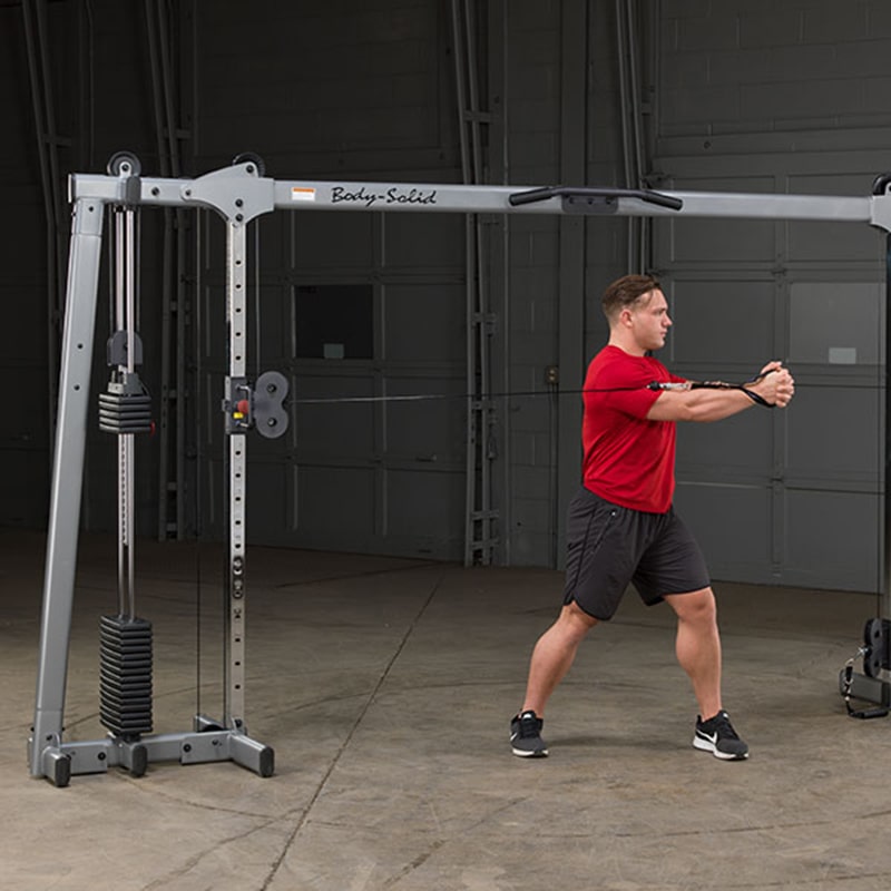 Body Solid Deluxe Cable Crossover GDCC250 - Professional Home Gym Equipment for Strength Training & Muscle Building | Perfect for Home Workouts, CrossFit & Fitness Enthusiasts