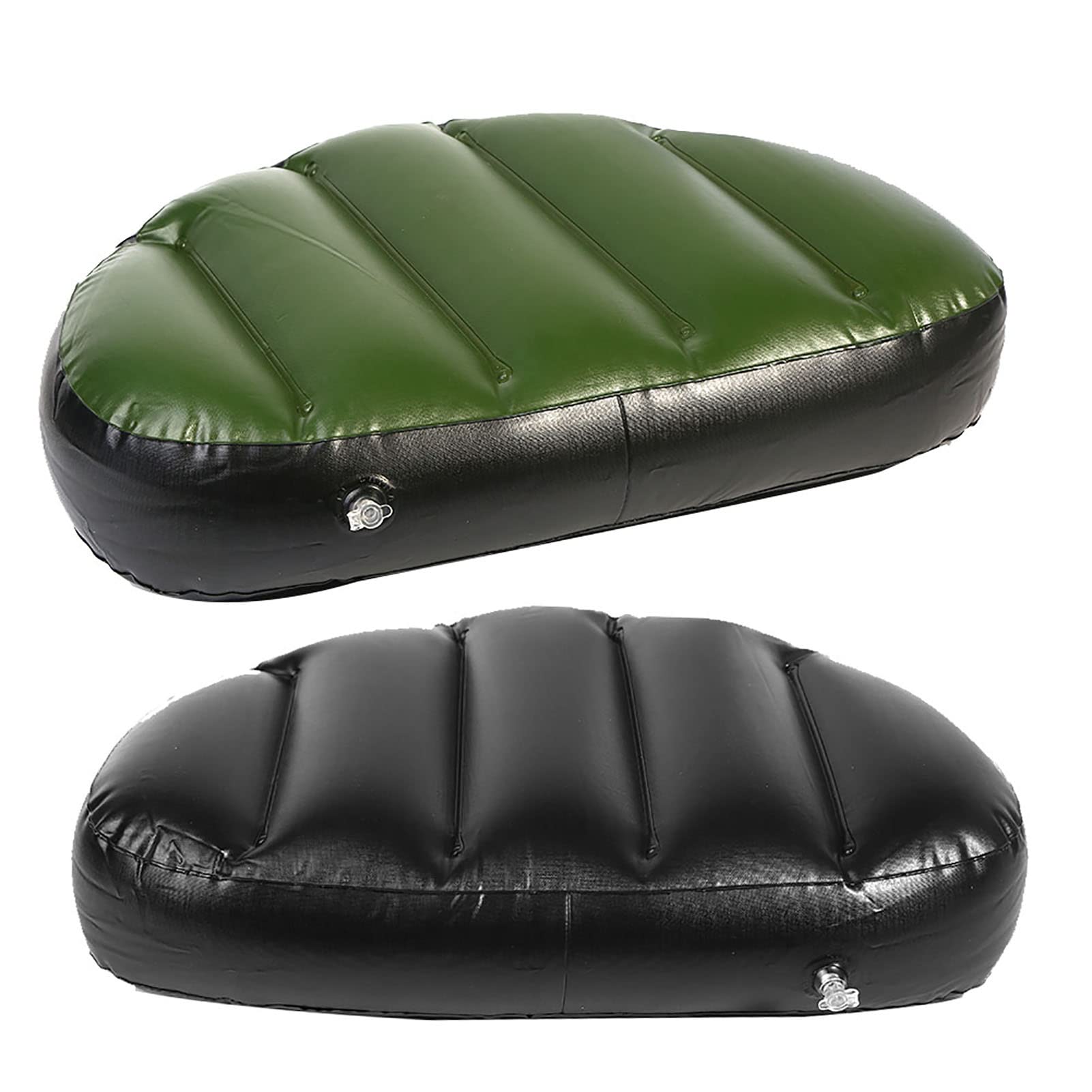 **Inflatable Boat Seat Cushion - PVC Fishing Boat Seat Pad, Green Waterproof Cushion for Kayak, Canoe, Outdoor Camping & Boating Comfort**