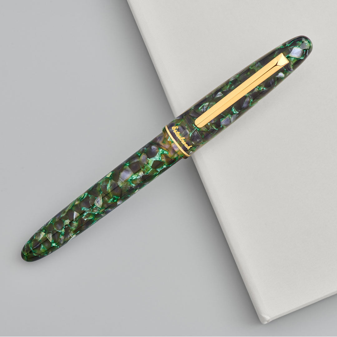 Esterbrook Estie Fountain Pen - Jurassic Fude Nib Calligraphy Pen for Artists & Writers - Perfect for Sketching, Journaling & Hand Lettering
