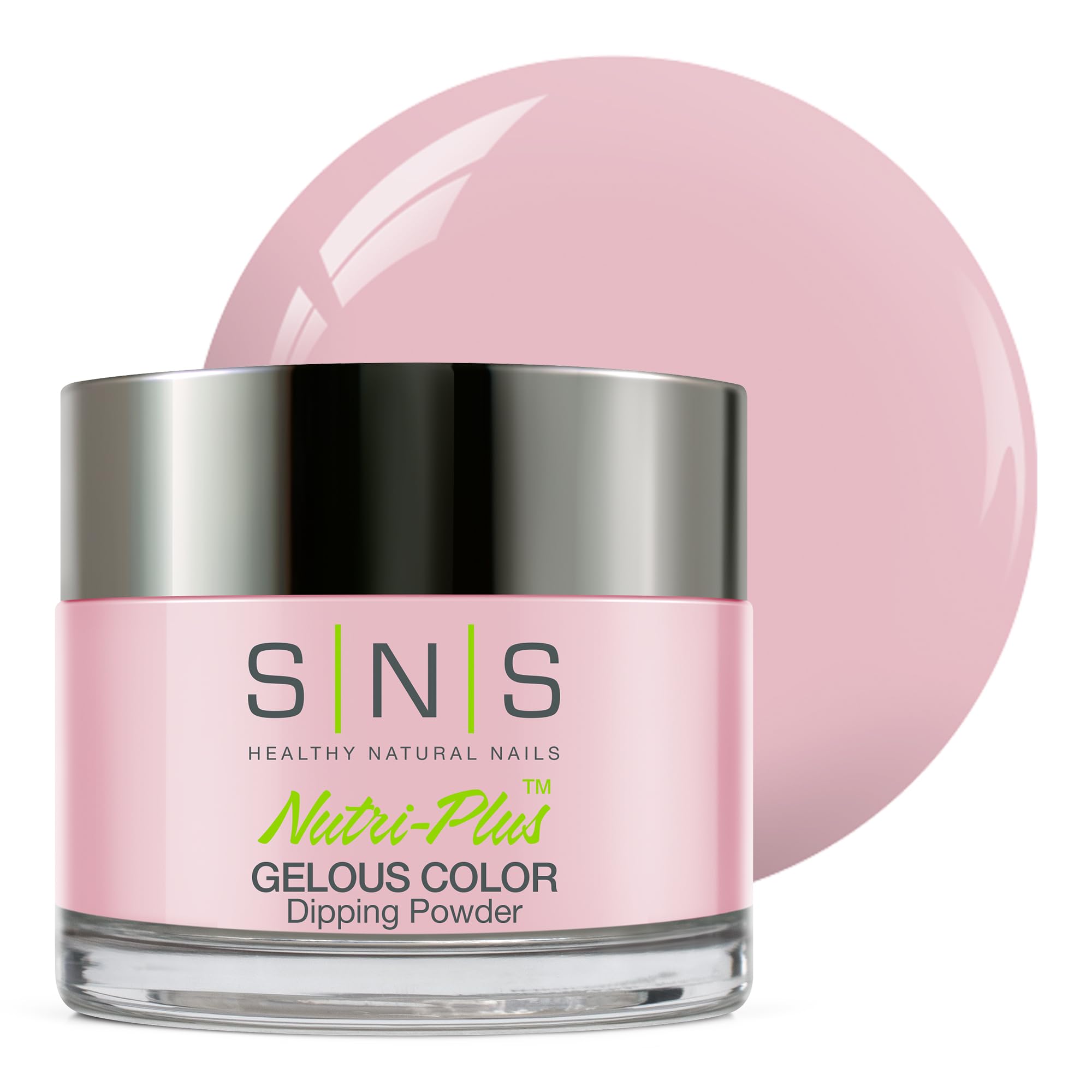 SNS Nail Dip Powder - Alpenglow Pink Pastel Cream Gelous Dipping System - Long-Lasting 14 Day Dip Nail Color - Low Odor No UV Lamp Required - 1oz - Perfect for Salon Professionals & DIY Manicures at Home