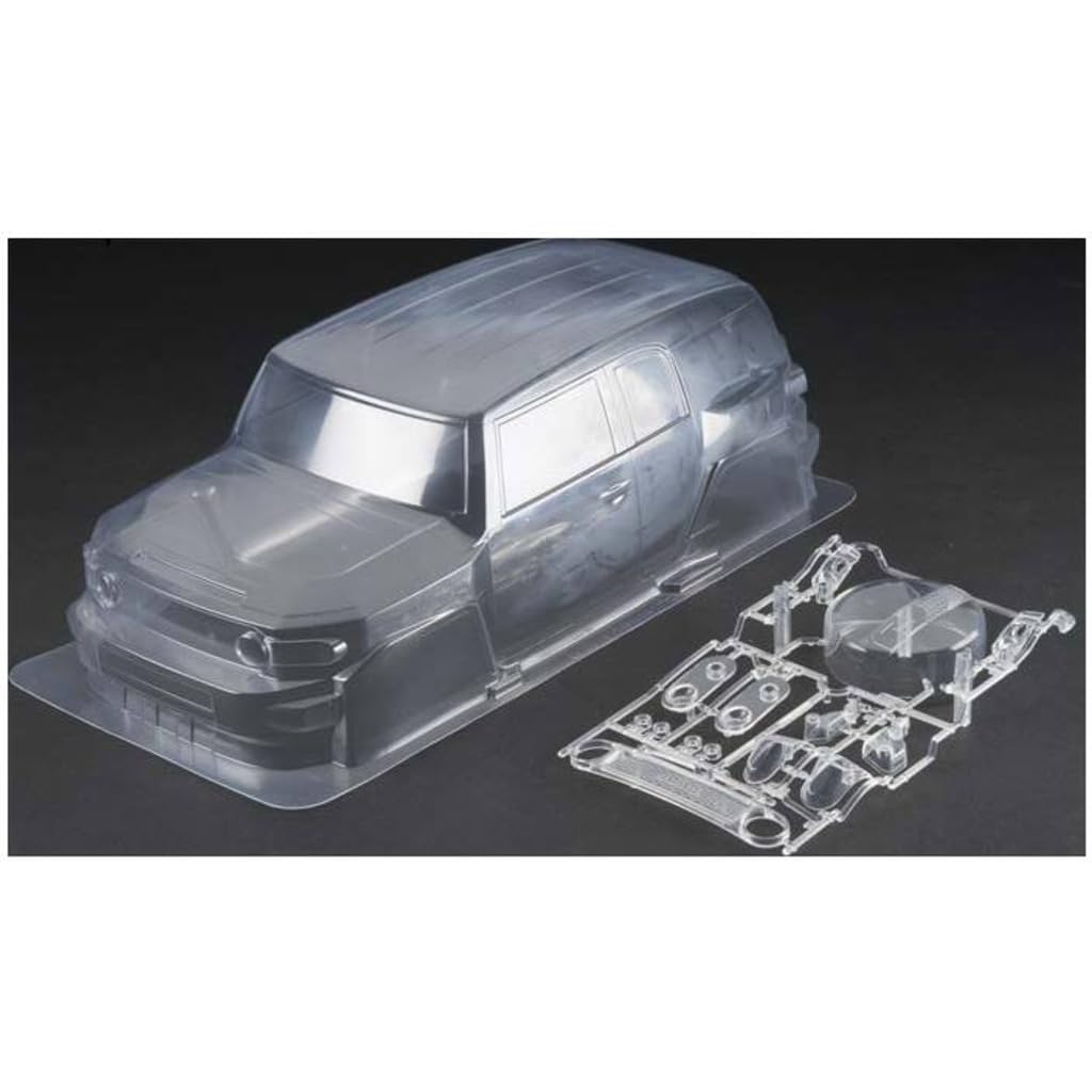 Tamiya 51560 Clear Body Set for Toyota FJ Cruiser - Perfect for RC Car Enthusiasts & Model Builders