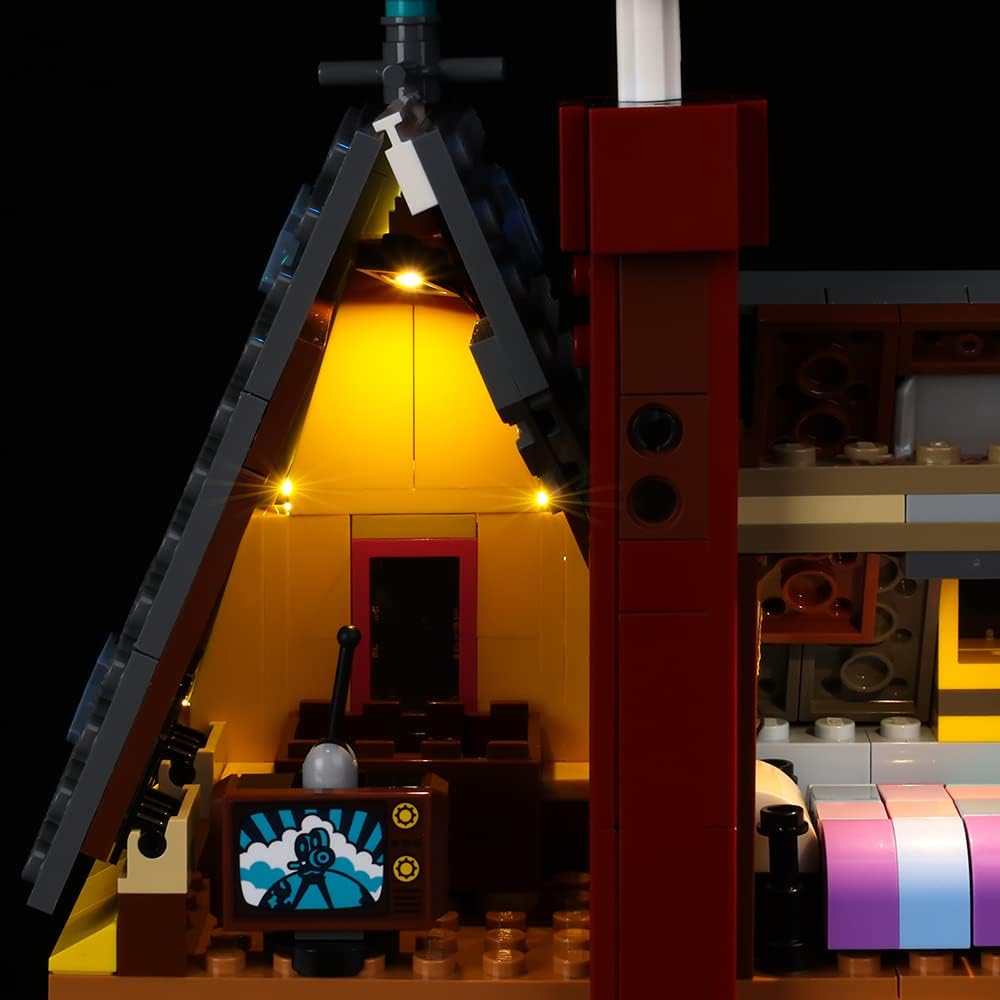 Kyglaring LED Lighting Kit for Lego 43217 Disney Pixar 'Up' House Building Blocks Set - Classic Version (No Bricks Included) - Perfect for Enhancing Model Display & Nighttime Decoration