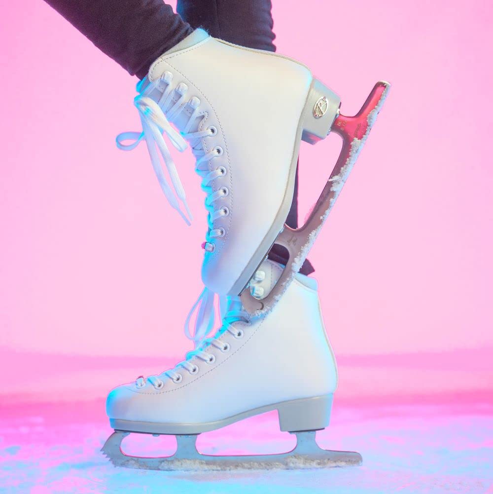 Riedell Ruby Ice Skates for Adults - Recreational Figure Skates for Beginners & Casual Skating - Perfect for Ice Rinks, Outdoor Ponds & Winter Sports