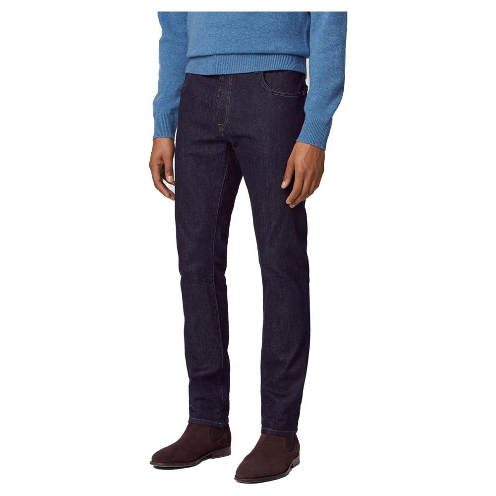 Hackett London Men's Rinse Wash Denim Jeans - Slim Fit Stretch Comfort for Casual & Business Wear | Perfect for Office, Travel & Everyday Use