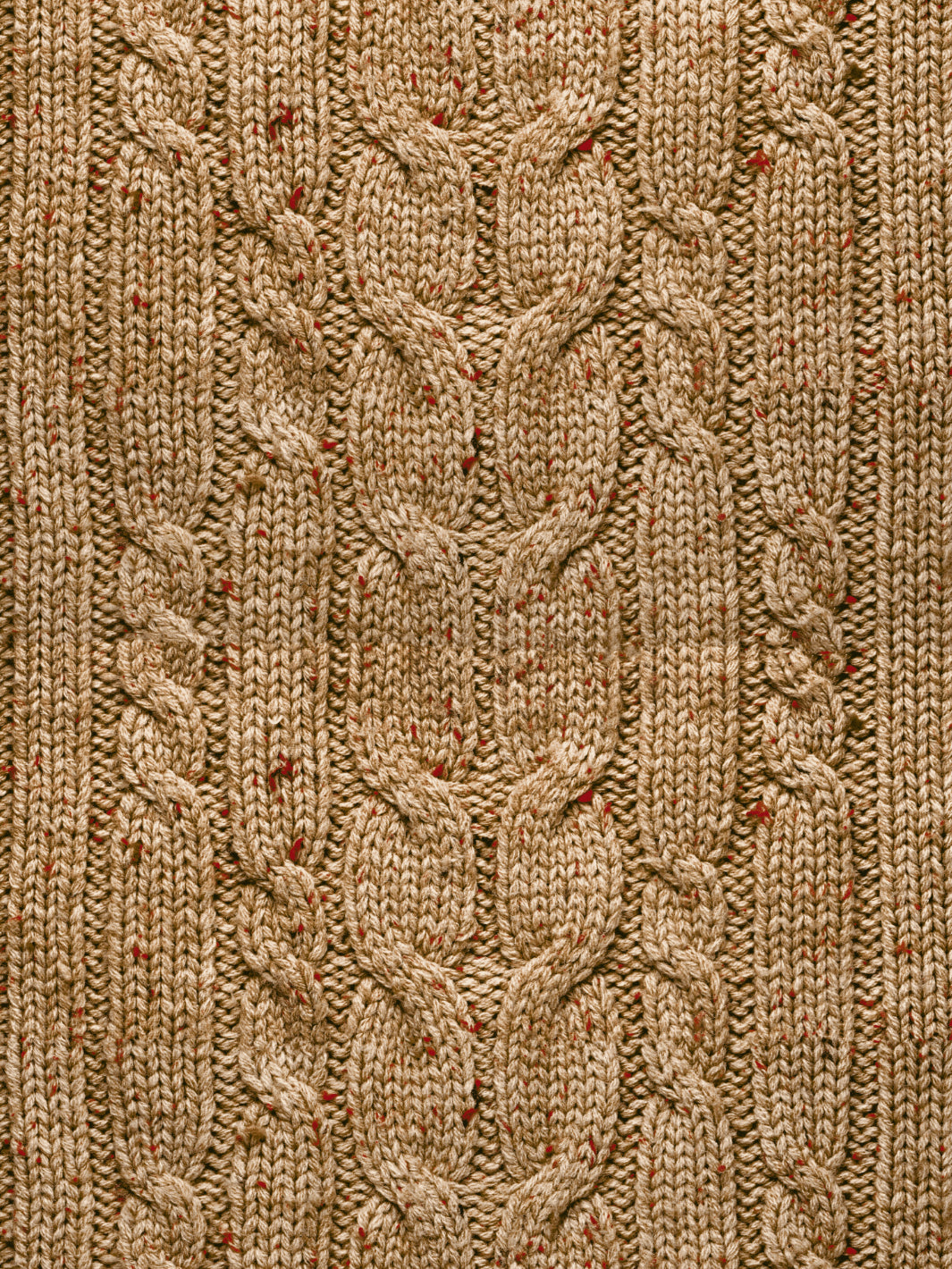 Lingua Franca Brown Cable Knit Textured Wallpaper - Cozy Home Decor for Living Room & Bedroom