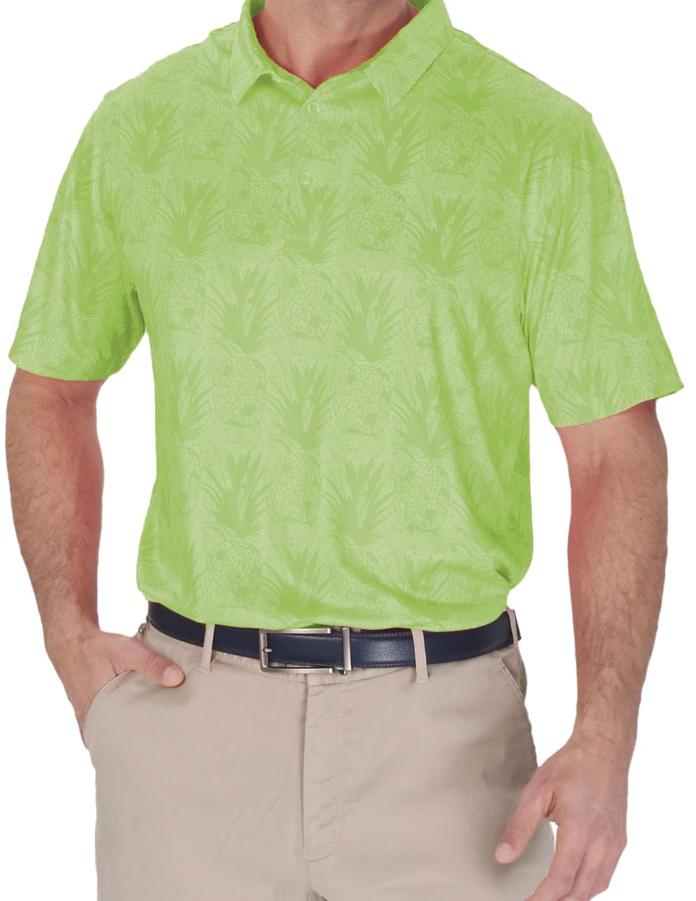 Men's Breathable Quick-Dry Golf Shirt - UPF 50+ Sun Protection, Moisture-Wicking & Comfortable for Golf, Tennis & Outdoor Sports