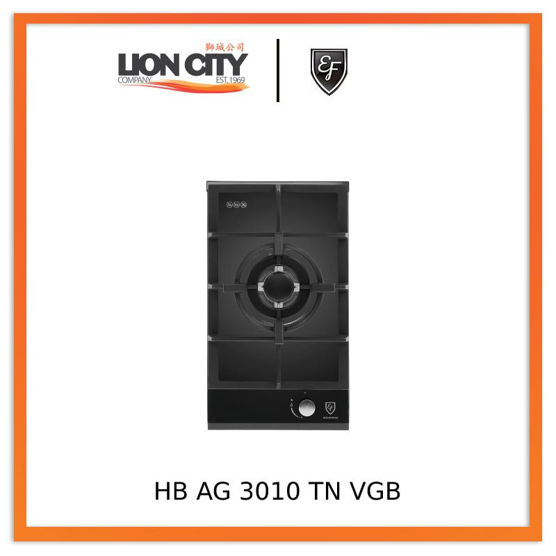 EF HB AG 3010 TN VGB 30cm Single Burner Gas Hob - Compact Portable Stove for Camping, Outdoor Cooking & Small Kitchen Spaces