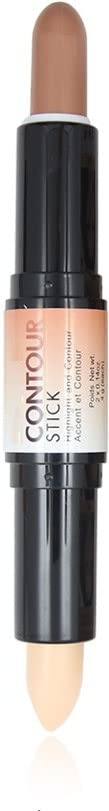 Professional Double-End Makeup Concealer Contouring Stick - Creamy High Coverage Foundation & Contour Stick for Flawless Face Makeup - Perfect for Everyday Use, Photo Shoots & Special Events