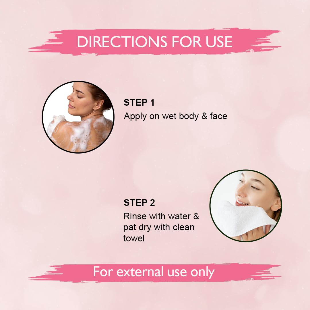 Nimbarka Rose Soap Bar - 100% Natural Moisturizing Bath Soap for All Skin Types | 3-Pack (100g Each) | Gentle Cleansing & Skin Hydration for Daily Shower & Spa Relaxation