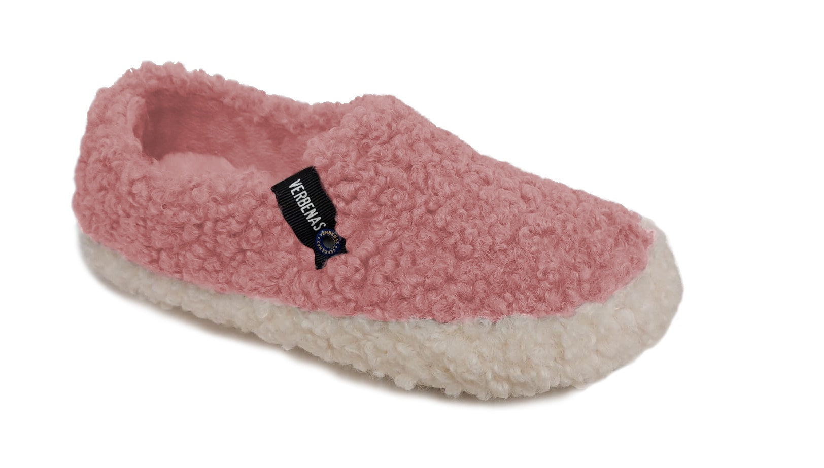 VERBENAS Women's Pink Curly Slippers - Soft Plush House Shoes for Indoor Comfort | Cozy Home, Lounge & Bedroom Wear (YECLA)