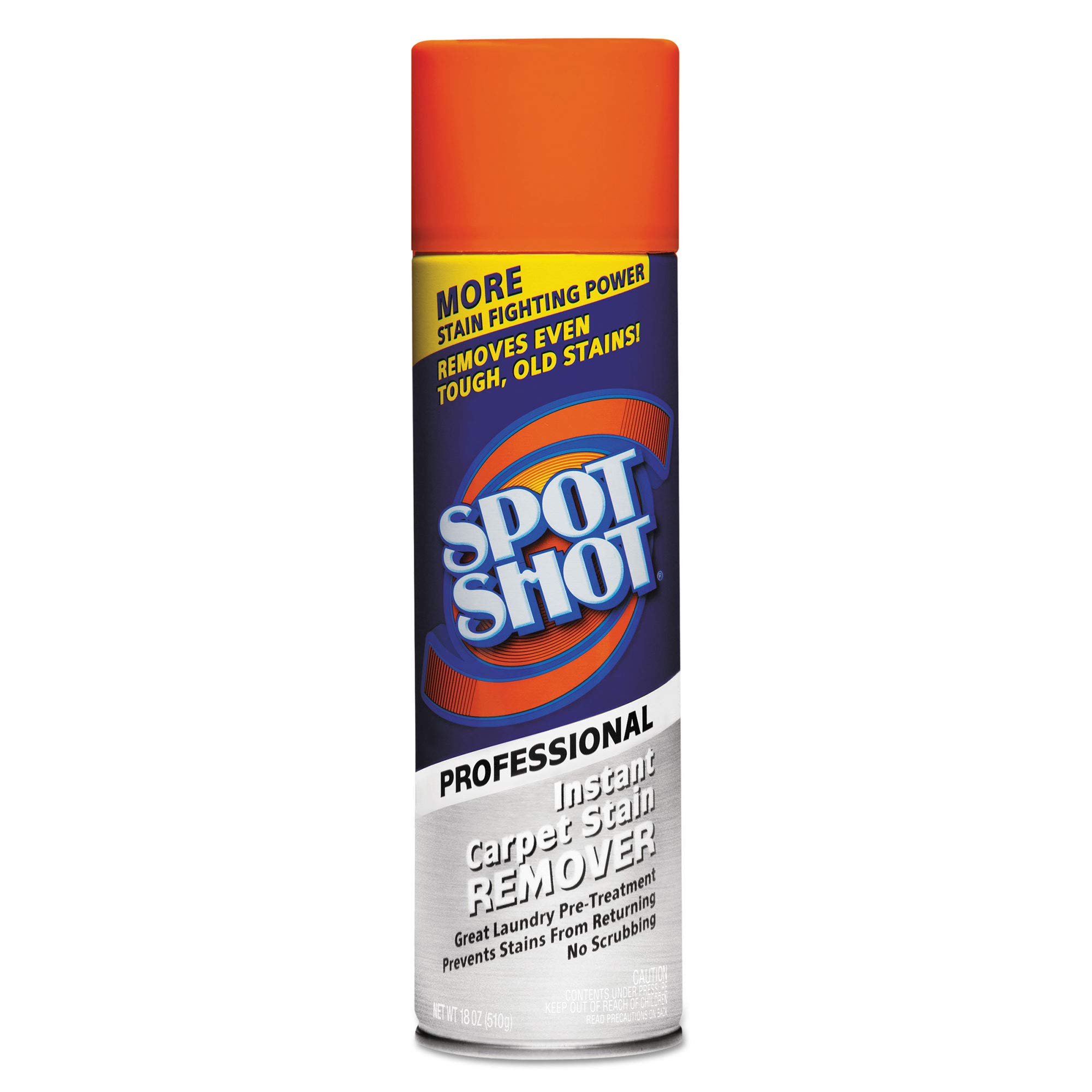 Spot Shot Carpet Stain Remover Cleaner - Fast Acting Aerosol Spray for Tough Stains - 18 Ounce (3 Pack) - Ideal for Pet Accidents, Food Spills & Wine Stains on Carpets & Upholstery