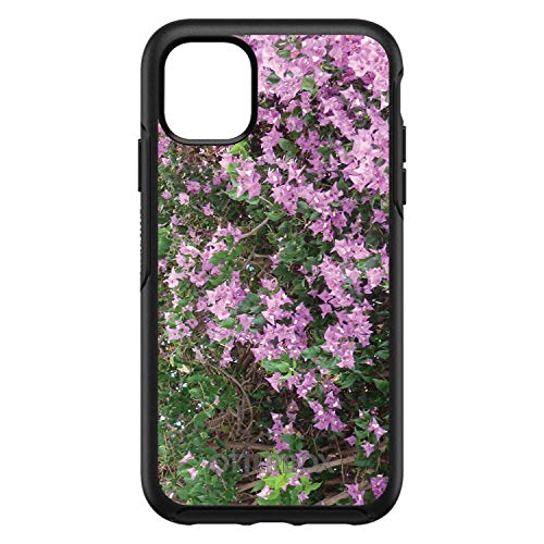 Purple Flowers Mykonos Greece On Black Case