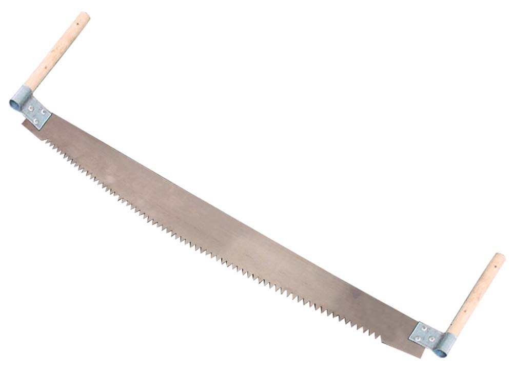6 Foot Two Man Crosscut Saw - Heavy Duty Logging & Wood Cutting Tool for Forestry, Camping, and Outdoor Survival
