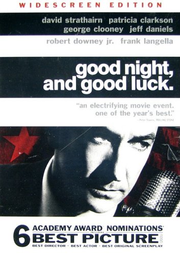 Good Night, and Good Luck - Classic Movie DVD | Award-Winning Political Drama | Perfect for Film Studies & History Buffs