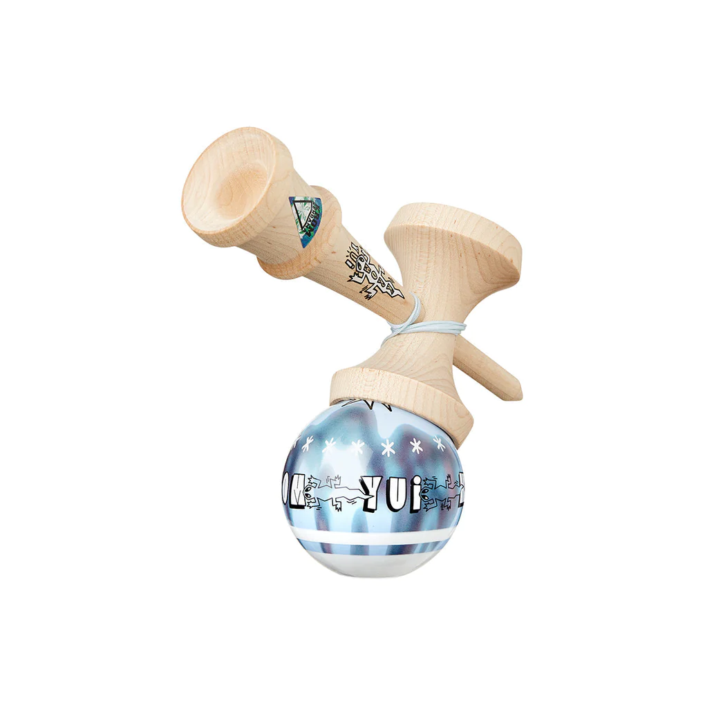 Krom Yui Signature Kendama - Professional Wooden Skill Toy for Beginners & Advanced Players - Perfect for Juggling, Tricks & Hand-Eye Coordination Practice