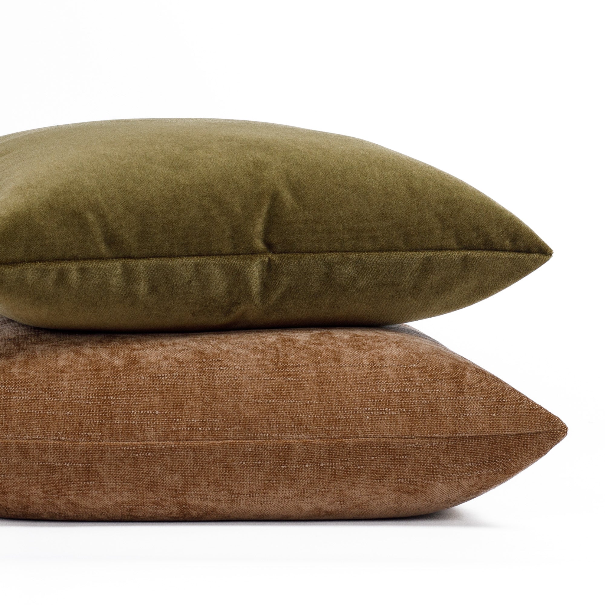 Premium Blaine 22x22 Inch Decorative Throw Pillow in Cinnamon Brown - Perfect for Sofa, Bed & Home Decor