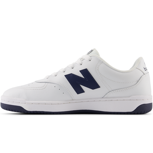 New Balance BB80 Unisex Sneakers - White/Navy - Comfortable Athletic Shoes for Running, Walking & Casual Wear