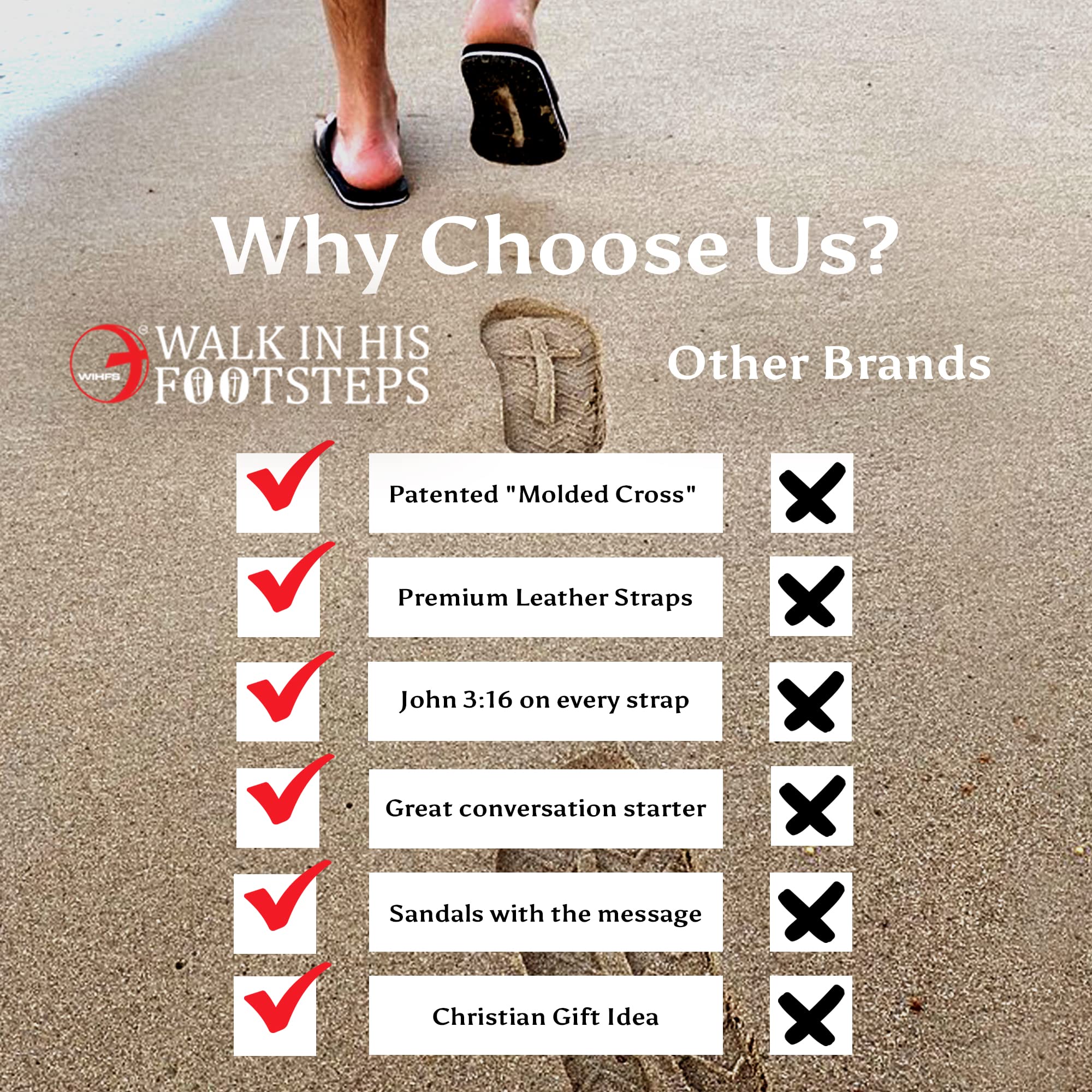 Women's Christian Sandals with John 3:16 Bible Verse - Comfortable Flip Flops for Women, Faith-Based Footwear & Christian Apparel - Perfect for Church, Beach, and Everyday Wear