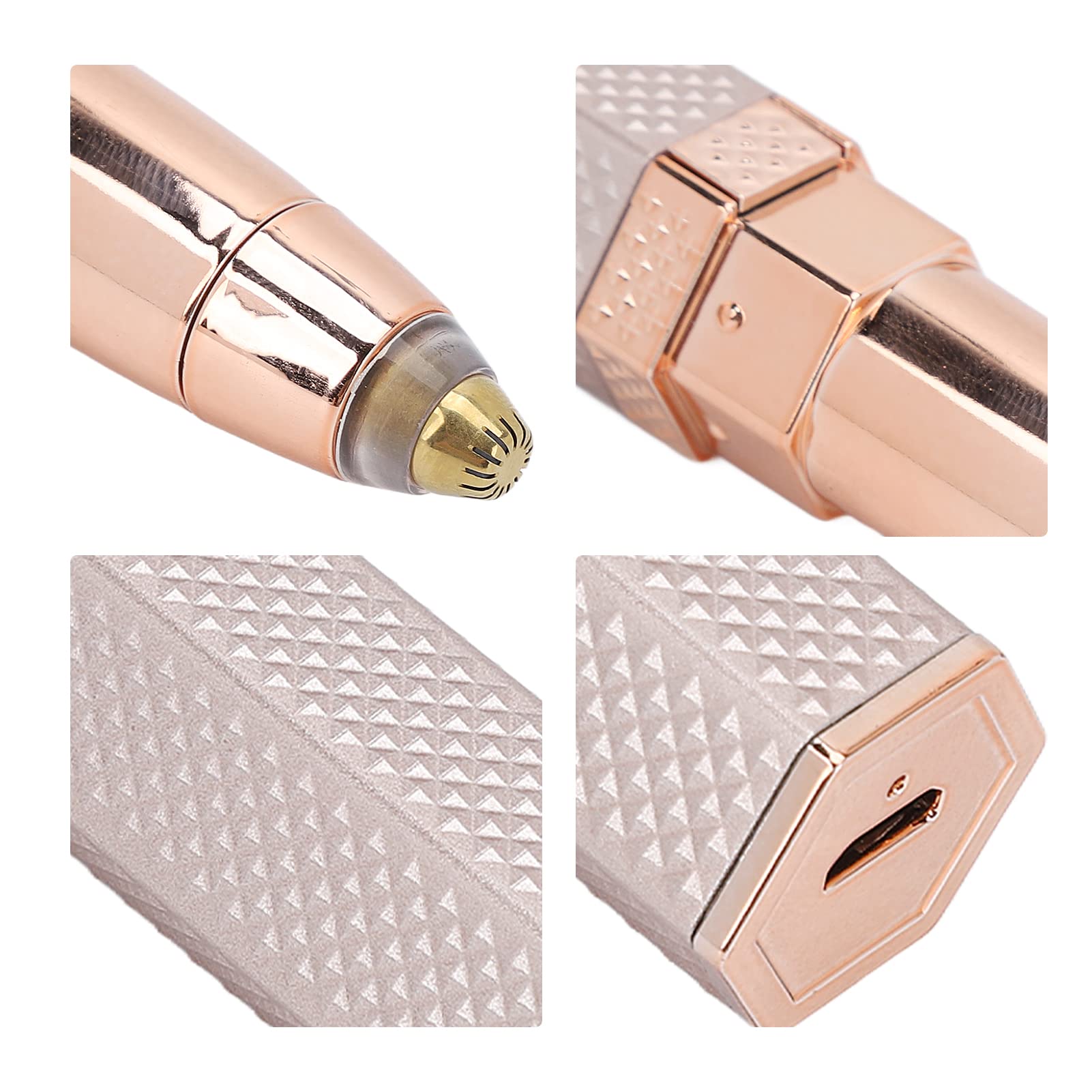 4-in-1 Electric Eyebrow Trimmer & Facial Hair Remover for Women & Men - Rechargeable Eyebrow Shaver, Body Hair Trimmer for Smooth Skin - Perfect for Eyebrow Grooming, Facial Hair Removal & Body Care at Home or Travel