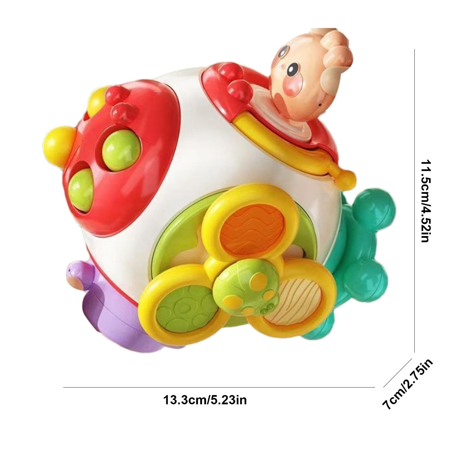 Sensory Bath Spinner Toys for Kids - Fun Suction Cup Spinner Bath Toys for Boys & Girls - Bathtime Sensory Play & Learning Activity