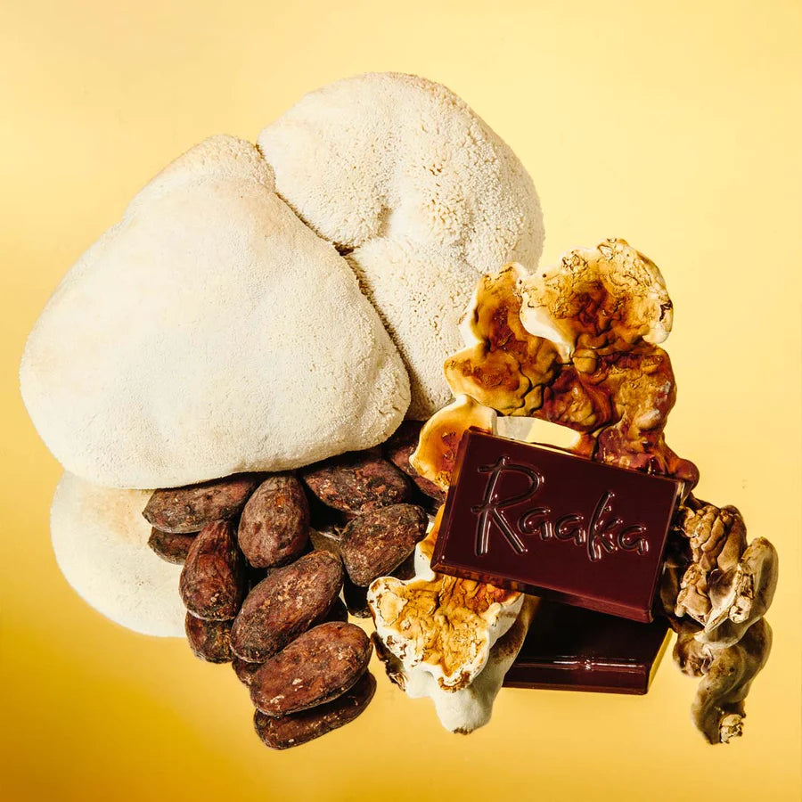 Organic Raaka Cocoa & Mushroom Superfood Blend | Immune Support & Energy Boost | Perfect for Smoothies, Coffee & Baking