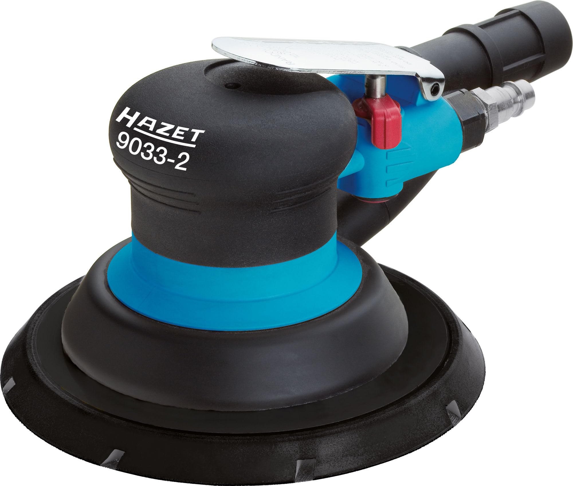 Hazet 9033-2 Professional Orbital Sander - 6 Inch Random Orbit Sander with Dust Extraction for Woodworking, Sanding, and DIY Projects - Perfect for Furniture Refinishing, Auto Body Work & Home Renovation