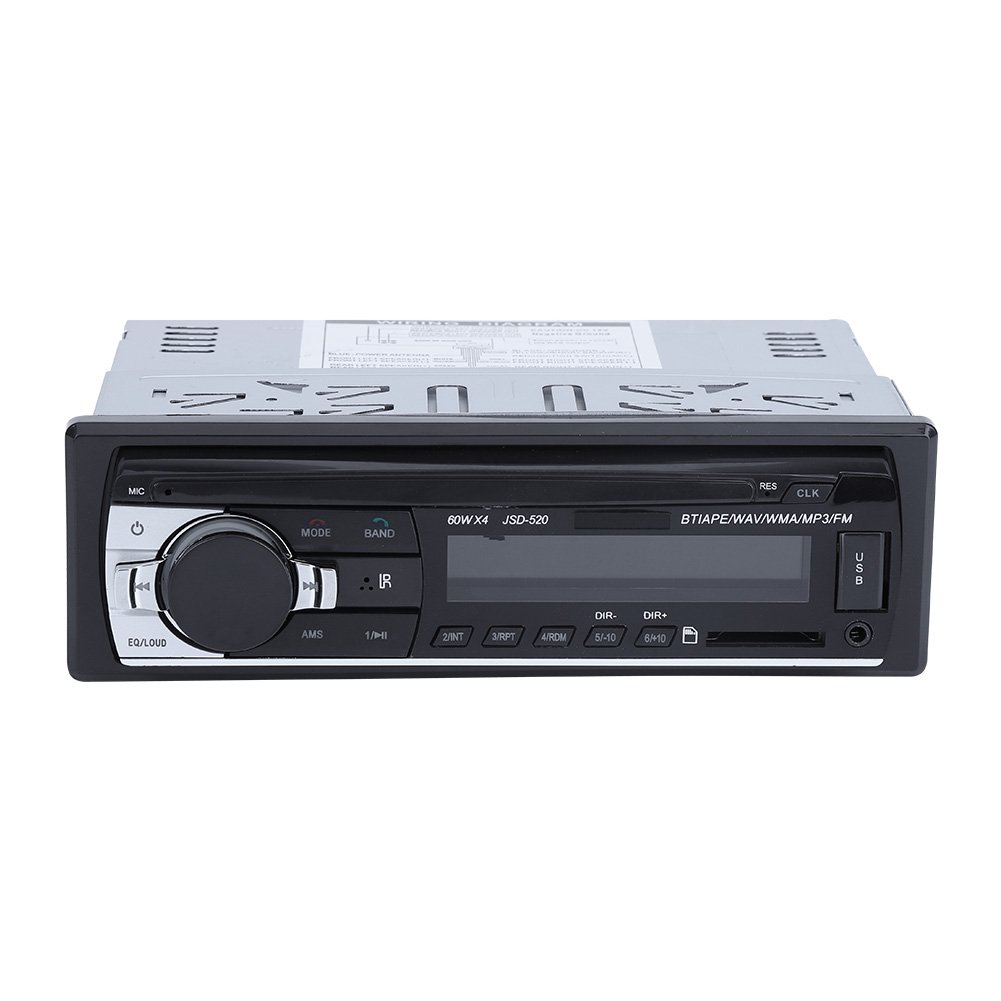 Vintage Car Radio with Bluetooth, MP3, USB, AUX, FM Player | 12V In-Dash Digital Car Stereo with HD Large Screen Display for Classic & Modern Cars