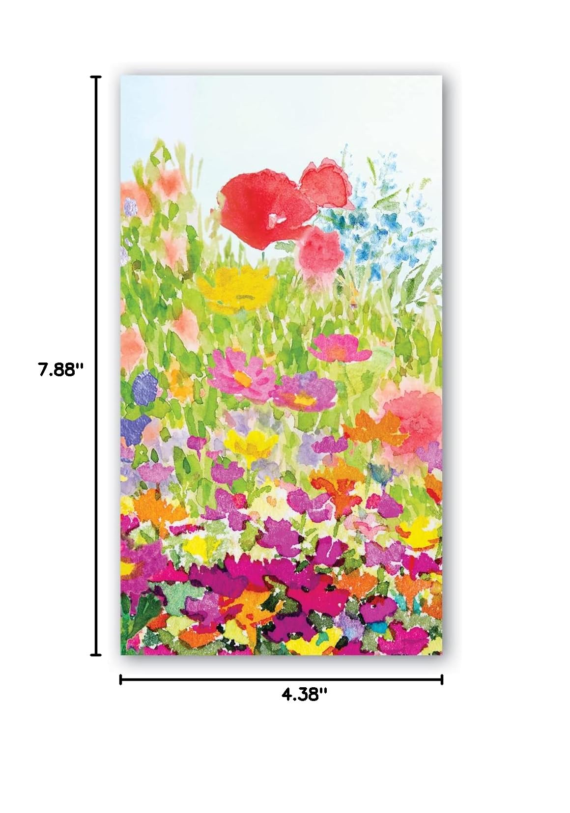 Michel Design Works Premium Hostess Napkins - The Meadow Floral Design - Perfect for Dinner Parties, Bridal Showers & Home Decor
