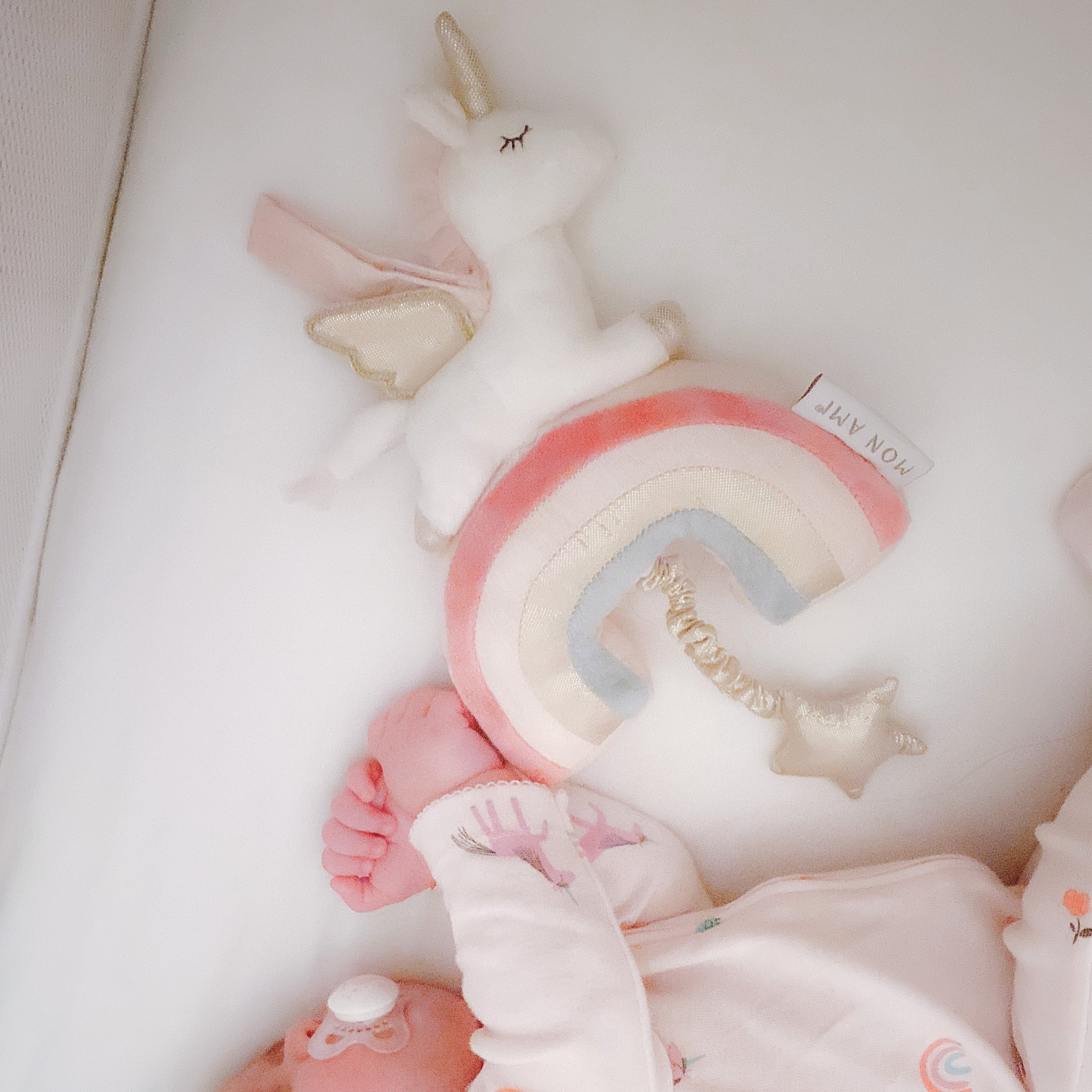 Magical Unicorn & Rainbow Baby Crib Mobile with Soothing Music - Perfect for Nursery Decor and Newborn Sleep Aid