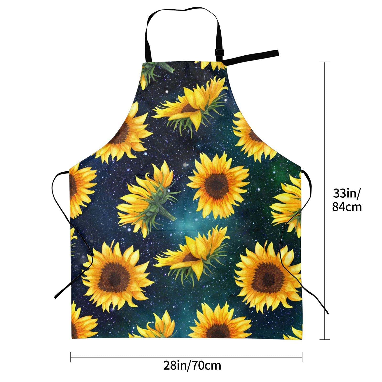 Stylish Adjustable Aprons for Women & Men with Pockets - Perfect for Cooking, Baking & BBQ - Ideal Kitchen & Outdoor Grilling Accessory
