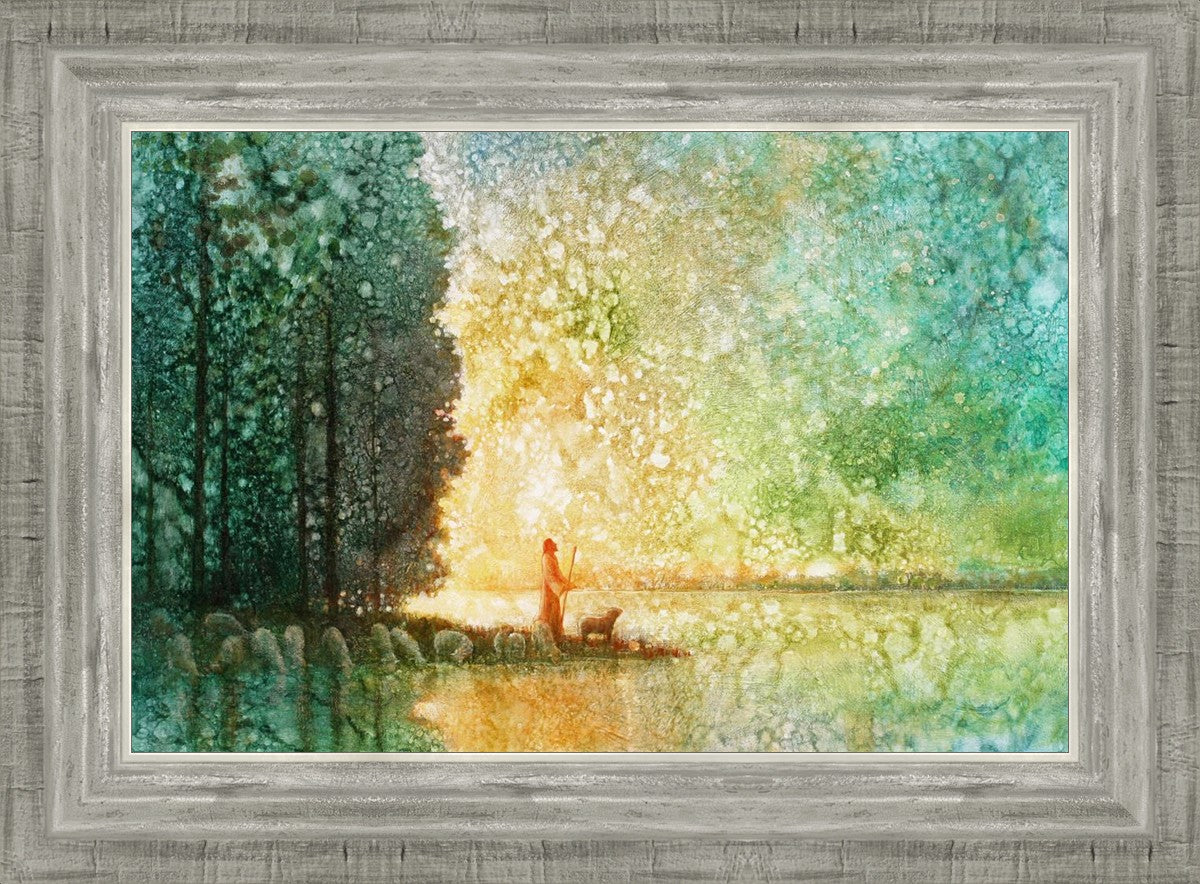 Beside Quiet Waters - Premium Home Decor for Relaxing Spaces | Perfect for Living Rooms, Bedrooms & Meditation Areas