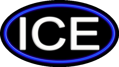 Custom Ice Glass Neon Sign #14225 - Handcrafted in USA | Perfect for Bars, Restaurants, and Home Decor