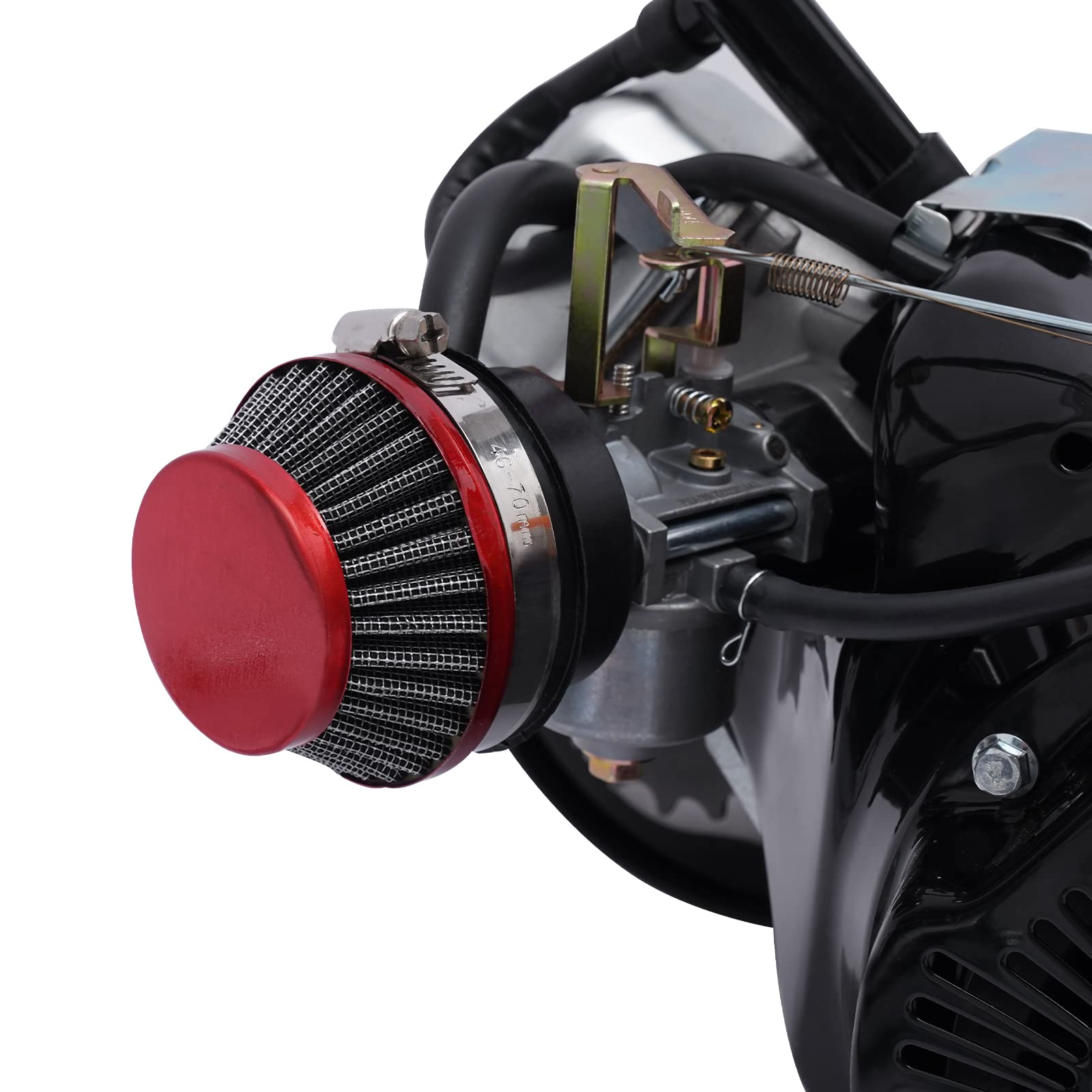 100CC 4-Stroke Bicycle Engine Kit - Single Cylinder Gas Motorized Bike Conversion Kit with Belt Drive for Scooters & Bicycles | Perfect for Commuting, Off-Road Adventures & DIY Bike Projects