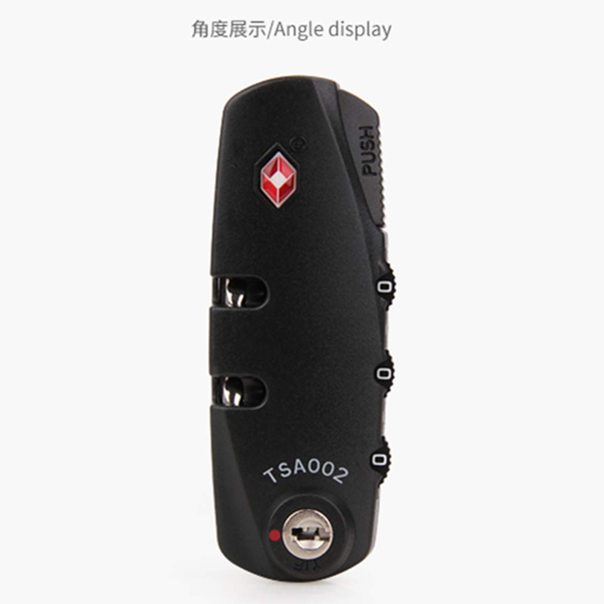 Secure Your Travel - Set of 2 S002#(DL) TSA Approved Combination Luggage Locks for Suitcases, Trunks & Carry-On Bags (Black) - Perfect for Airports, Hotels & Storage
