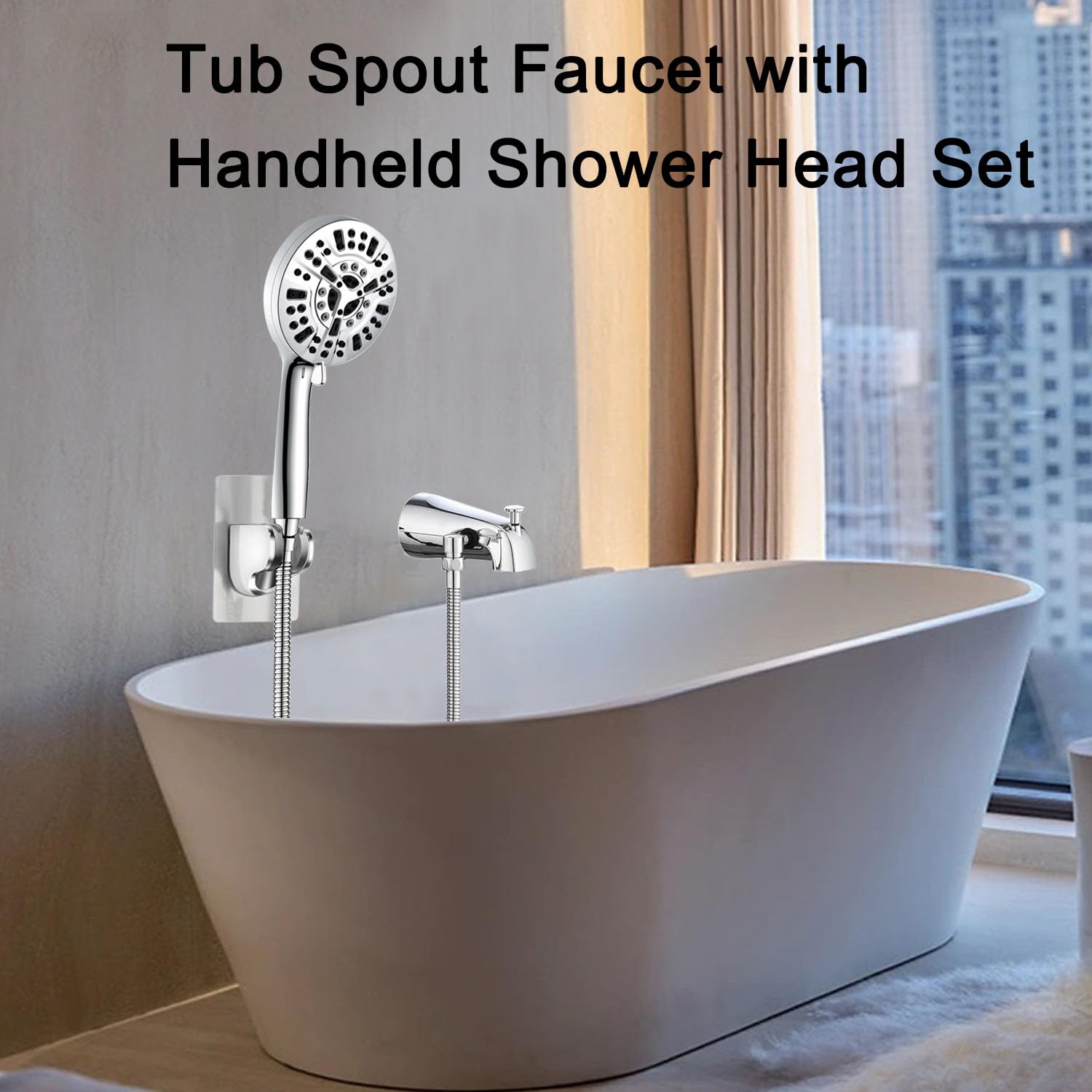 10-Setting Tub Spout with Sprayer - 5