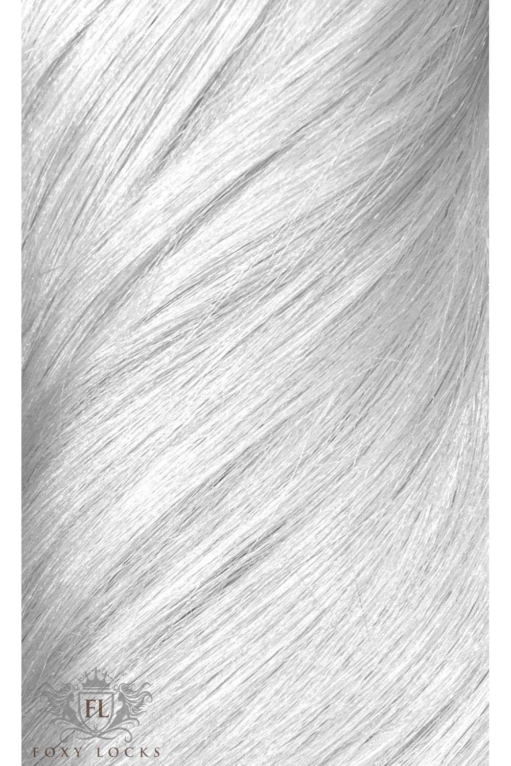 Silver Fox - 16 Inch Seamless Clip-In Human Hair Extensions 150g, 100% Remy Human Hair for Length & Volume, Perfect for Daily Styling, Parties & Special Occasions