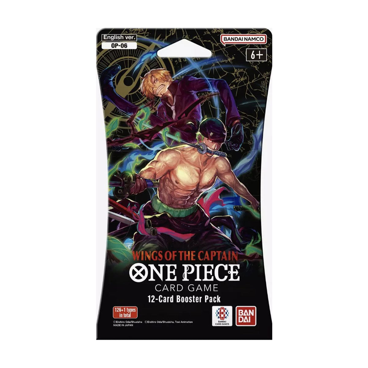 One Piece OP 06 Sleeved Booster Pack - Official Anime Trading Cards for Collectors - Perfect for Game Nights, Tournaments & Display Collections