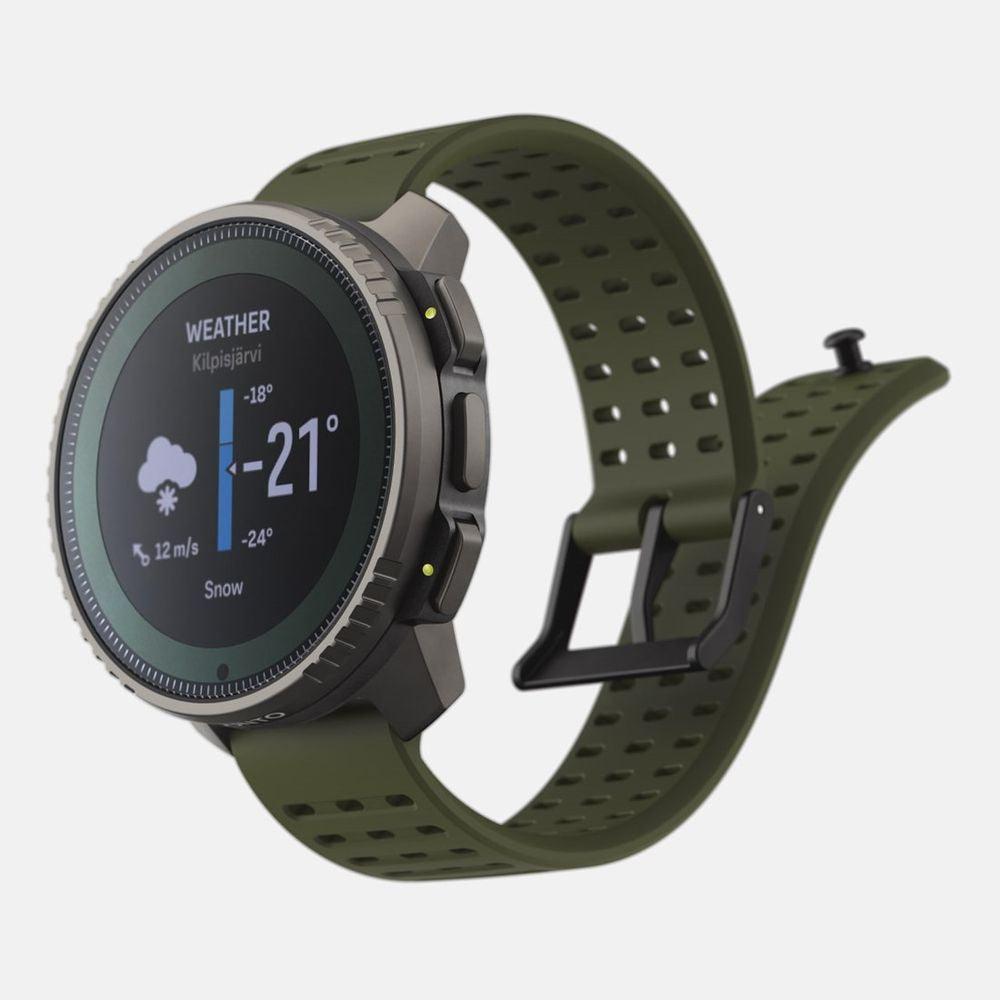 Suunto Vertical Stainless Steel or Titanium Solar GPS Outdoor Sports Watch - Hiking, Running, Climbing & Adventure Activities