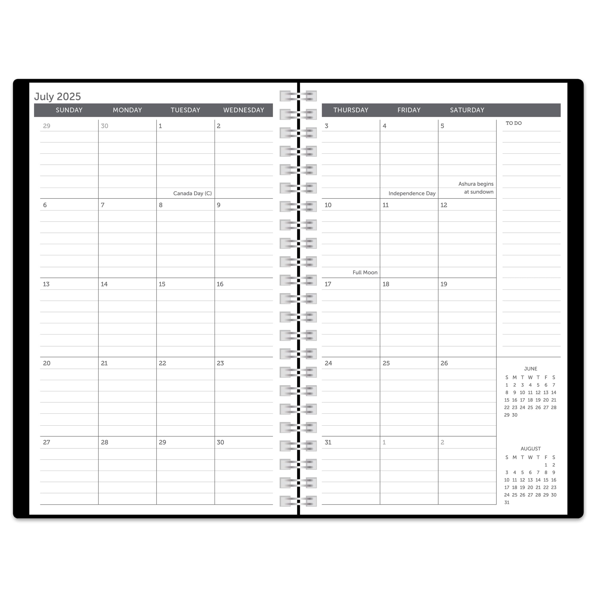 2025-2026 Office Depot Stellar Academic Planner - Weekly & Monthly Calendar, 5.5