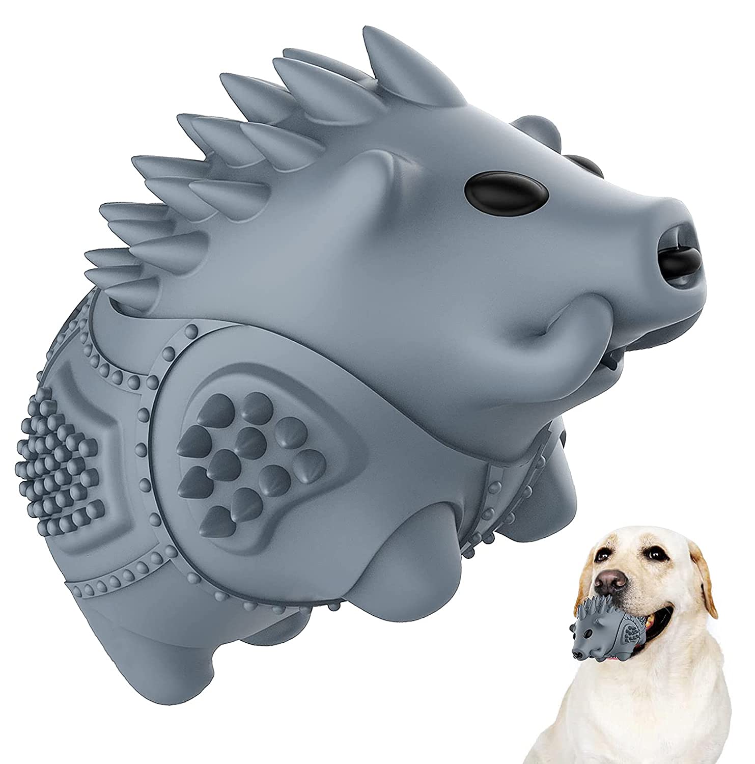 Indestructible Dog Chew Toys for Aggressive Chewers - Durable Squeaky Interactive Toys for Large & Medium Breed Dogs - Perfect for Teething, Playtime & Birthday Gifts - Great for Outdoor Activities & Training Sessions