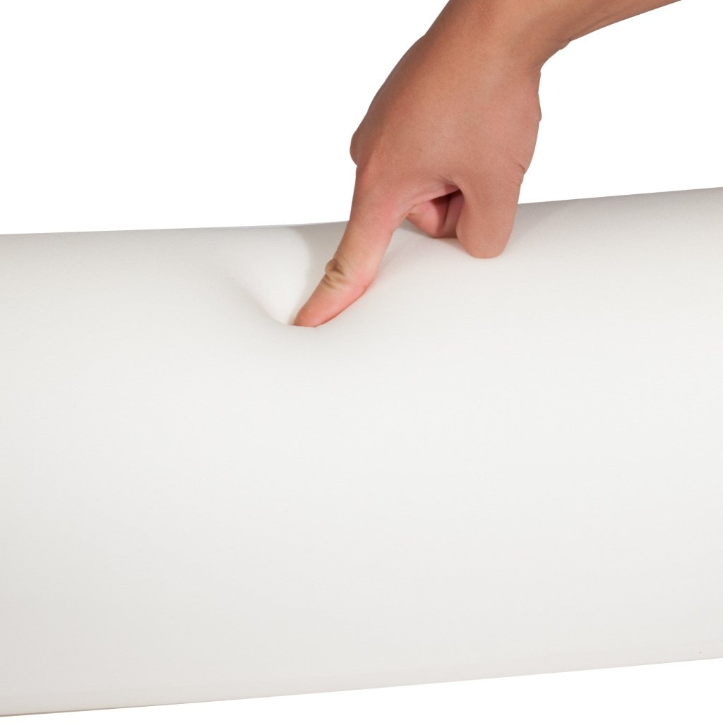 Master Massage Large 6-Inch Semi Round Yoga Bolster Pillow for Back Support, Meditation & Relaxation - Perfect for Yoga, Physical Therapy & Home Comfort