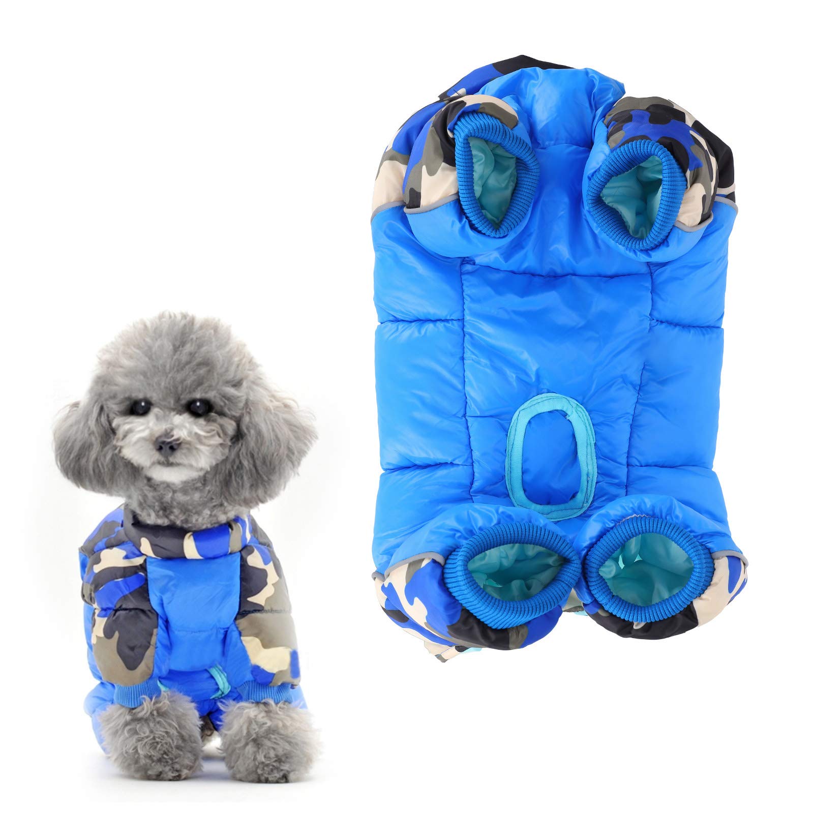 Zerodis Dog Winter Clothes - Warm Cotton & Soft Fabric Pet Coat for Small Medium Large Dogs - Perfect for Indoor Use at Home