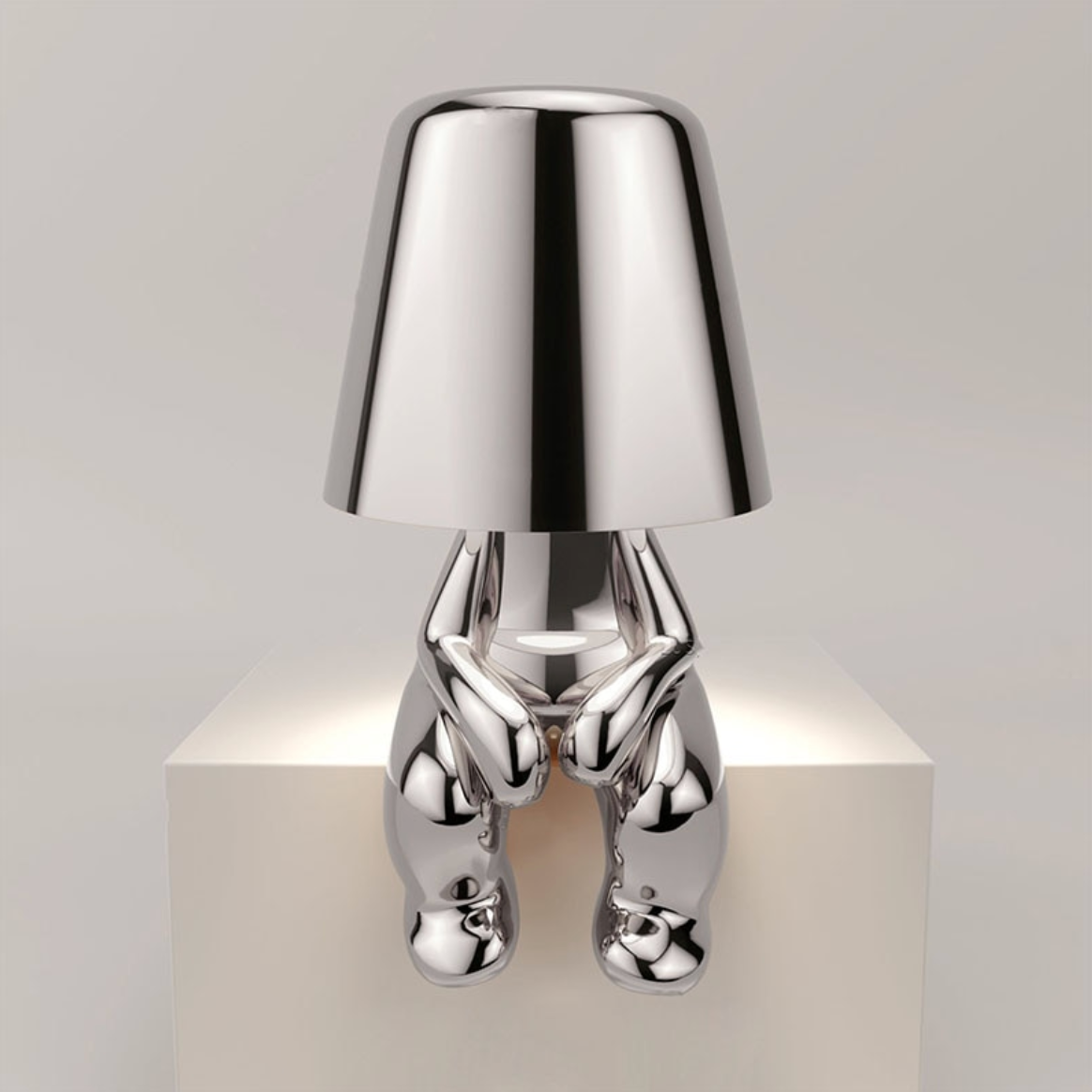 Jupiter Figurine Cordless Table Lamp - Rechargeable LED Night Light for Bedroom, Living Room, and Office Decor | Perfect for Reading, Relaxation, and Ambient Lighting